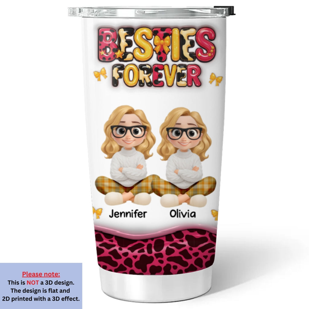 Special Friends - Personalized Custom 3D Inflated Effect Tumbler