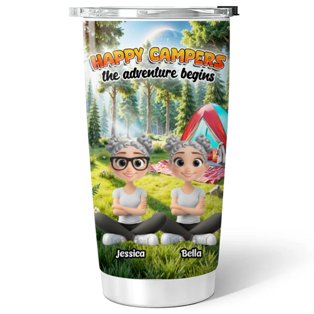 Happy Campers - Personalized Custom Tumbler