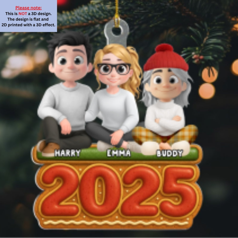 Our Family Cookies Pet Version - Personalized Custom Acrylic Ornament