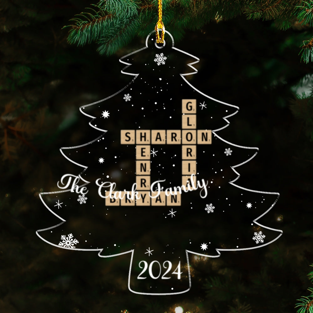 The Greatest Christmas Tree - Personalized Custom Acrylic Ornament