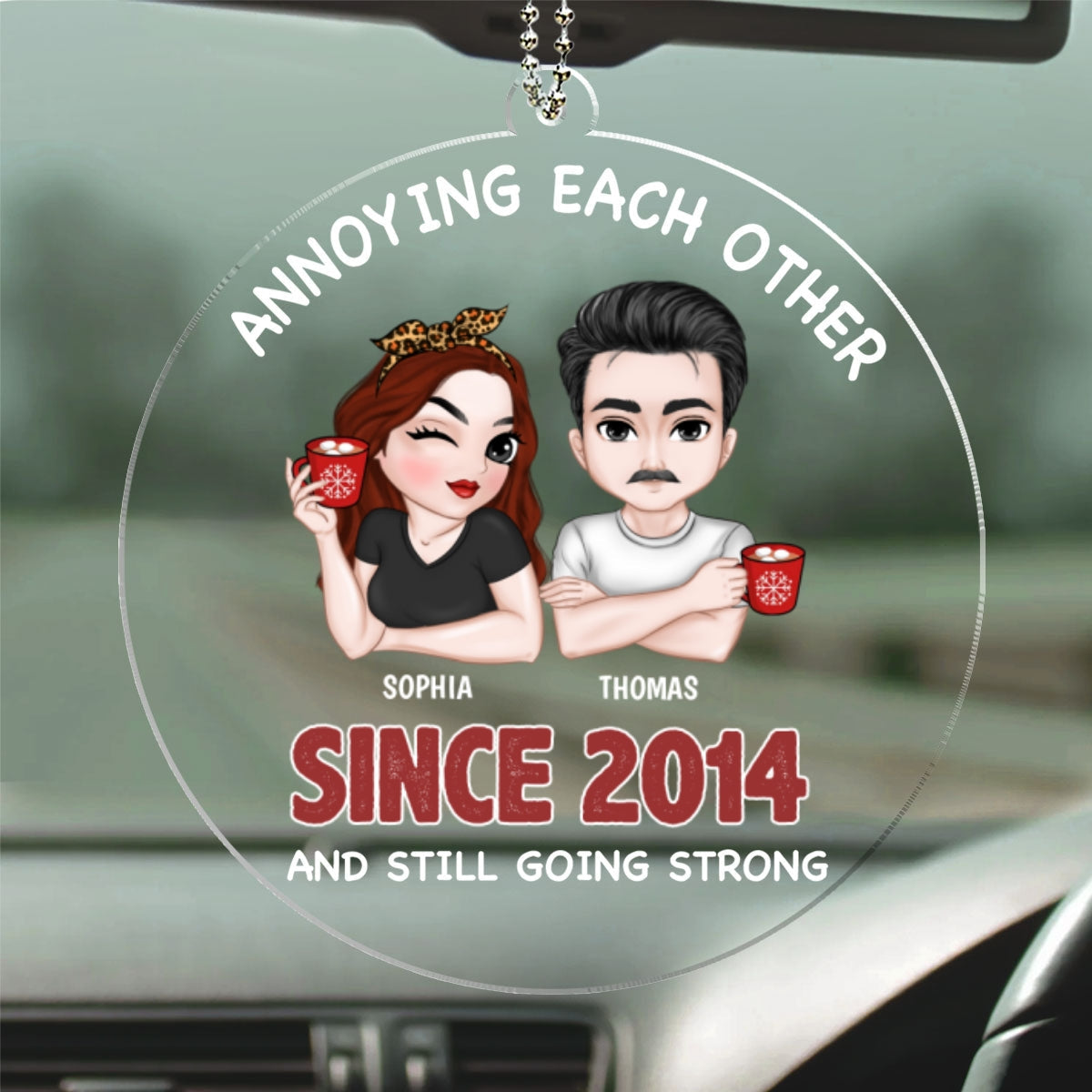 Love You Still - Personalized Custom Car Ornament