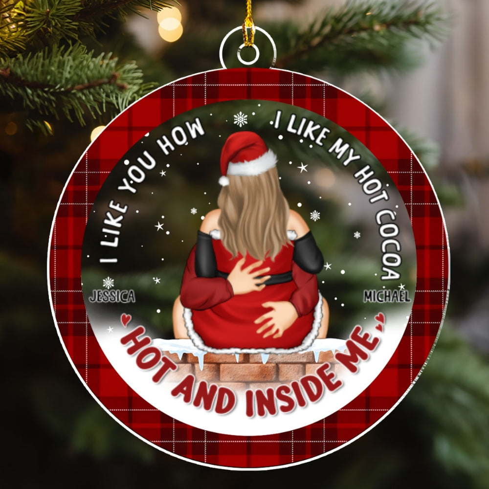 I Like Your Face Christmas - Personalized Custom Acrylic Ornament