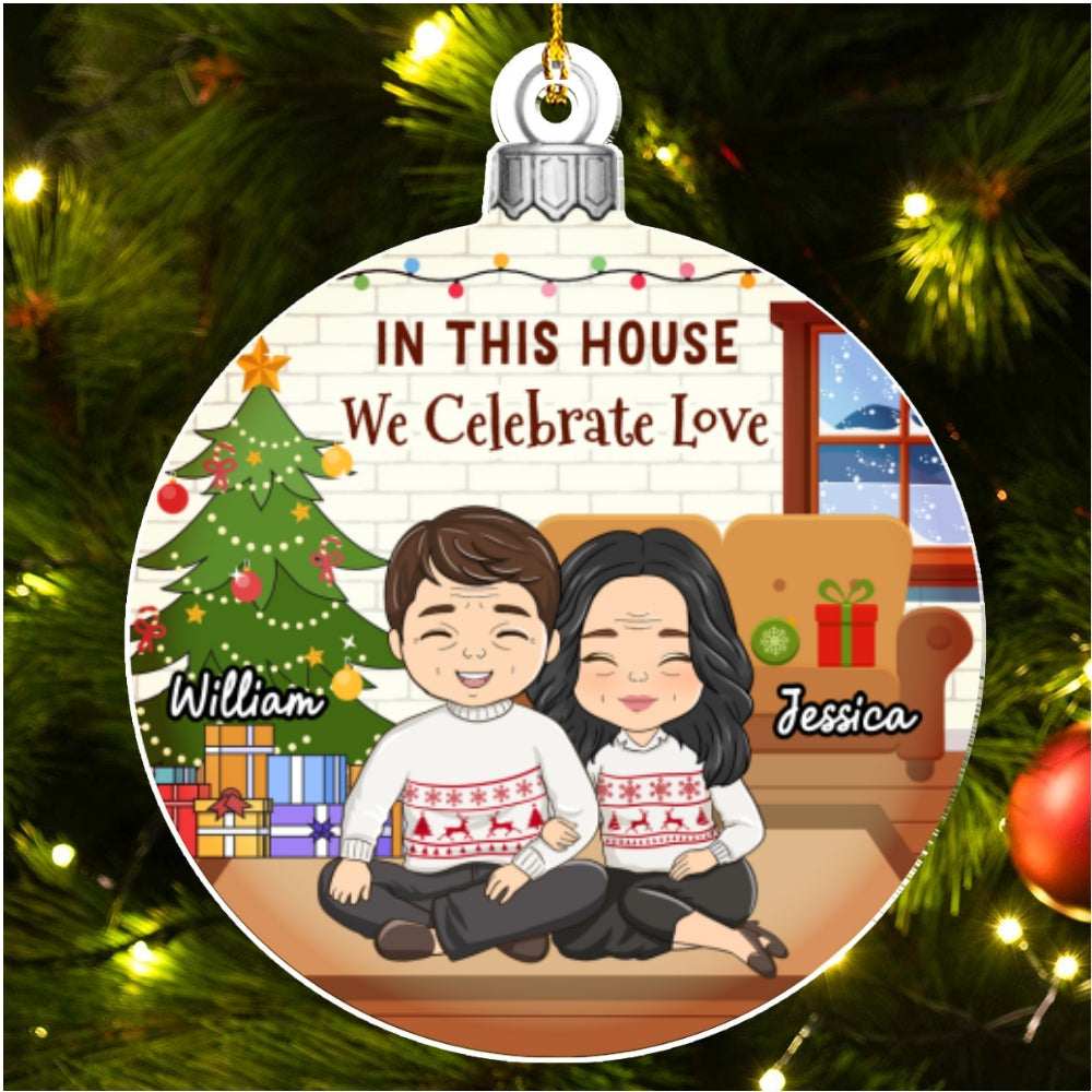 First Christmas In Our New Home 2024 - Personalized Custom Acrylic Ornament