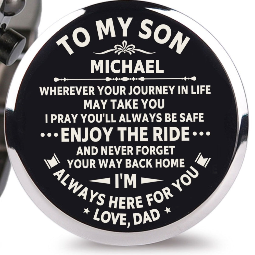 To My Son - Personalized Engraved Wooden Watches GQ026