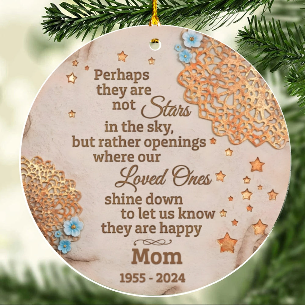 Perhaps They Are Not Stars In The Sky - Personalized Custom Acrylic Ornament