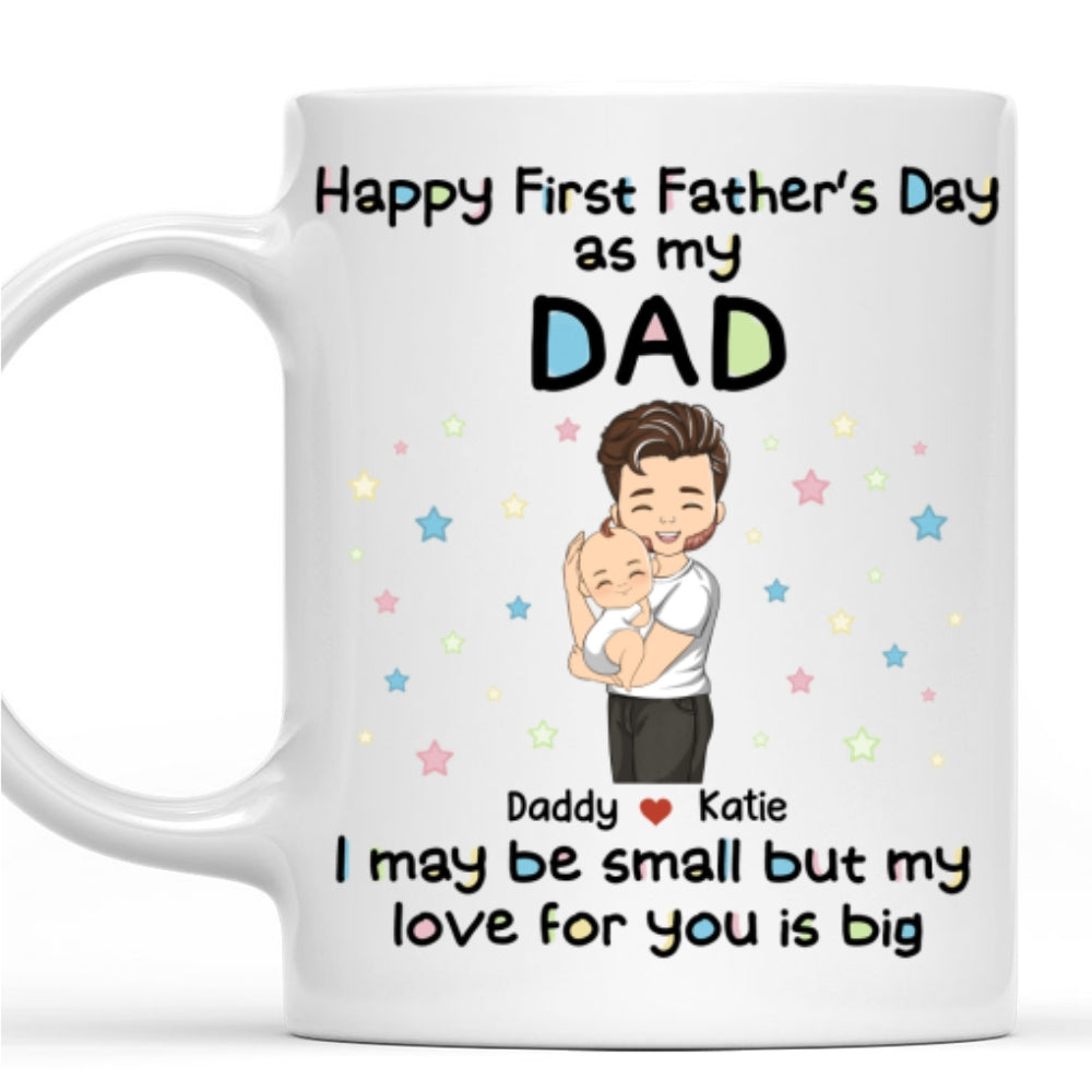 Daddy And Kid - Personalized Custom Coffee Mug