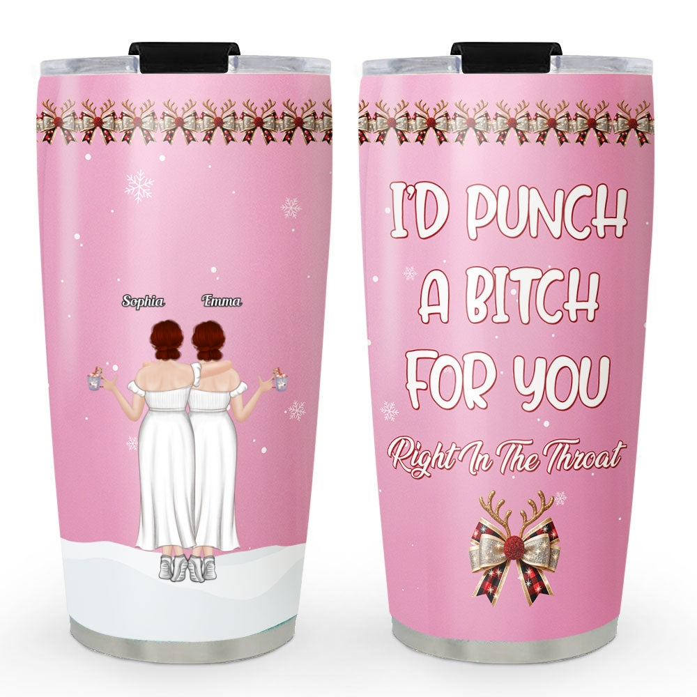 Punch Bitch For You - Personalized Custom Tumbler