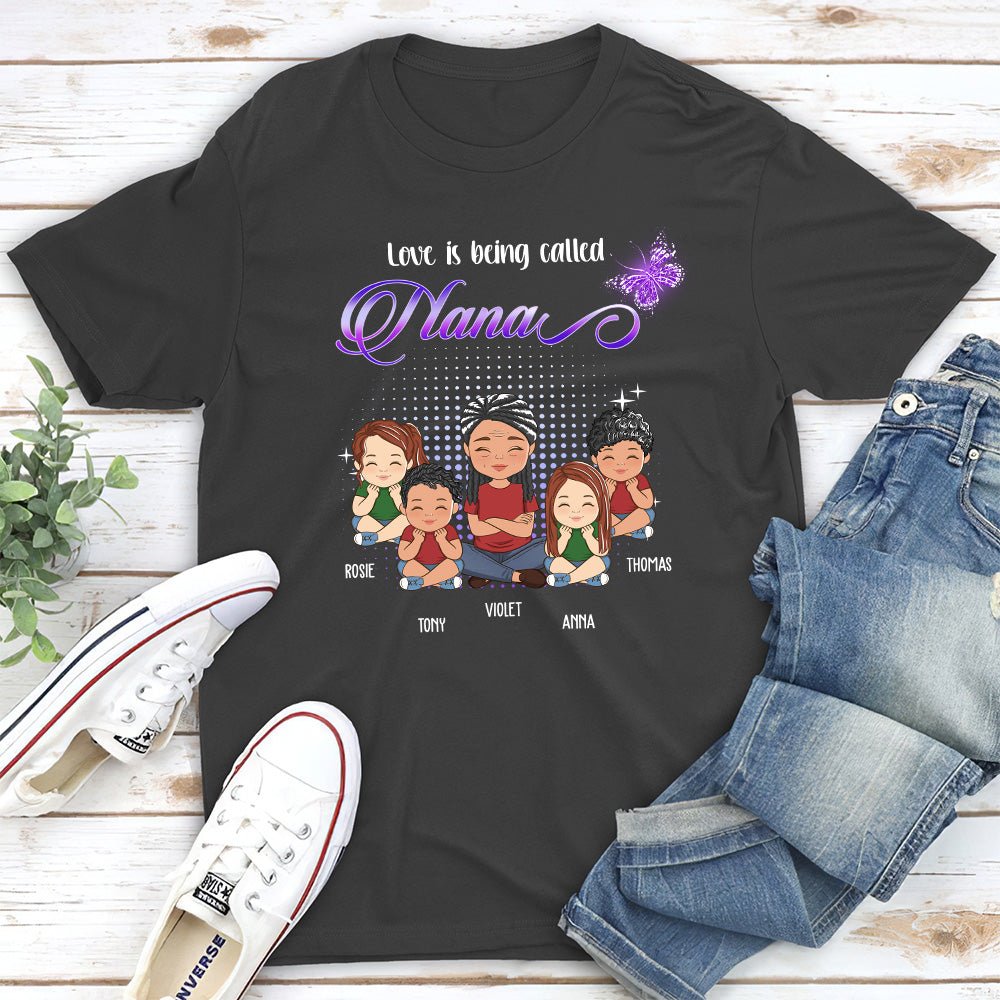Being Called Grandma - Personalized Custom Unisex T-shirt