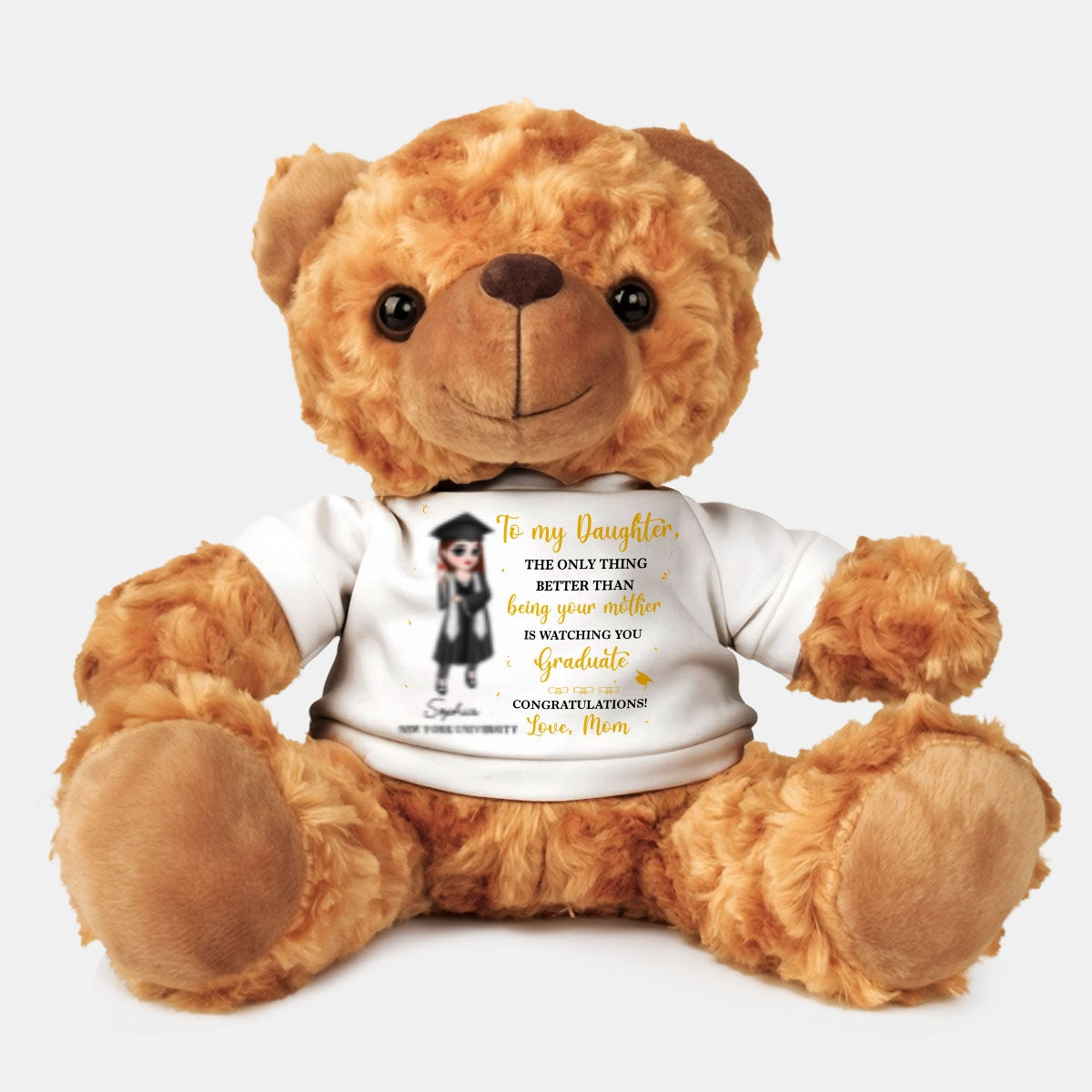 Watching You Graduate - Personalized Custom Cuddle Bear