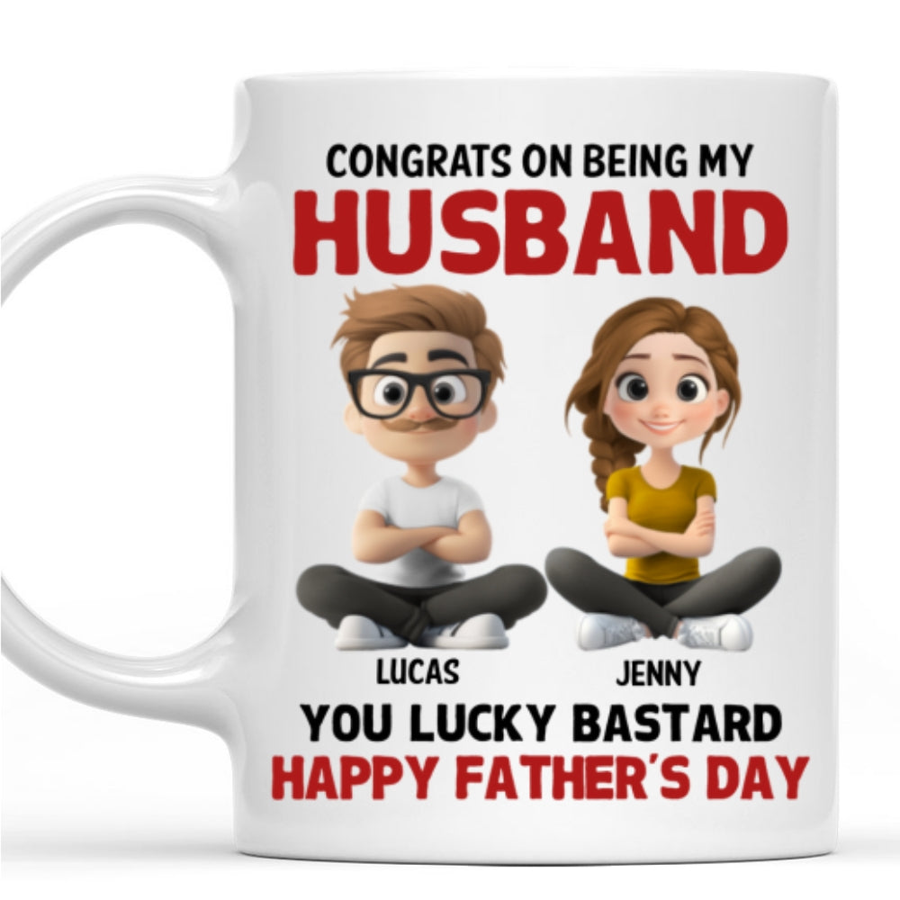 Congrats My Bastard - Personalized Custom Coffee Mug