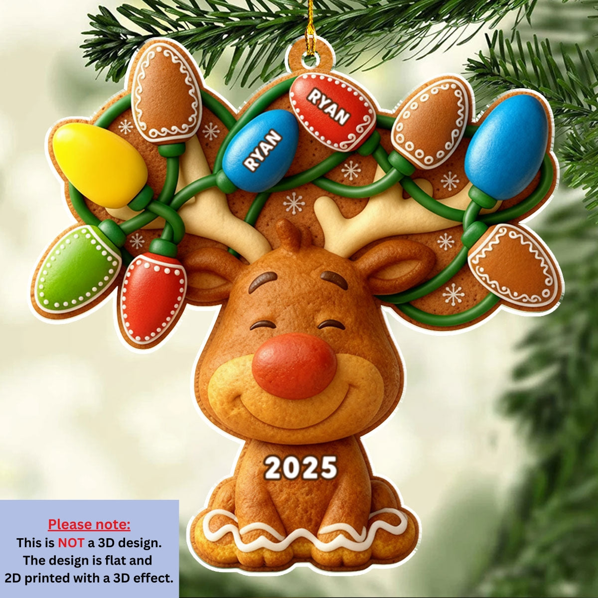 Our Reindeer Crew - Personalized Custom Acrylic Ornament