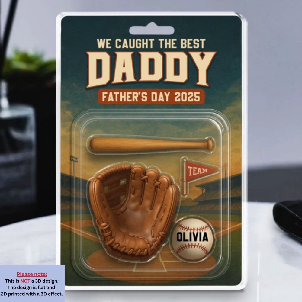 Baseball Daddy - Personalized Custom Acrylic Plaque