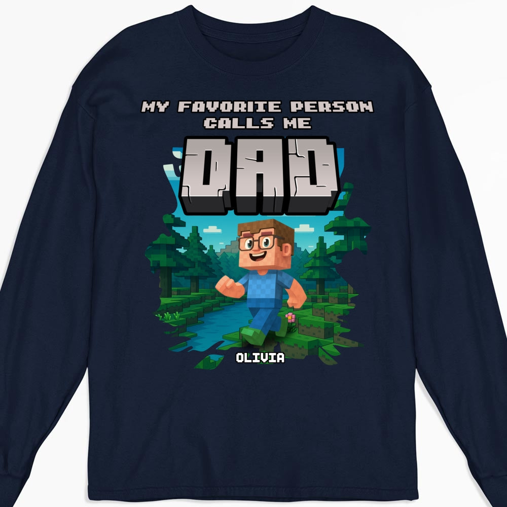 Papa Favorite People - Personalized Custom Shirt