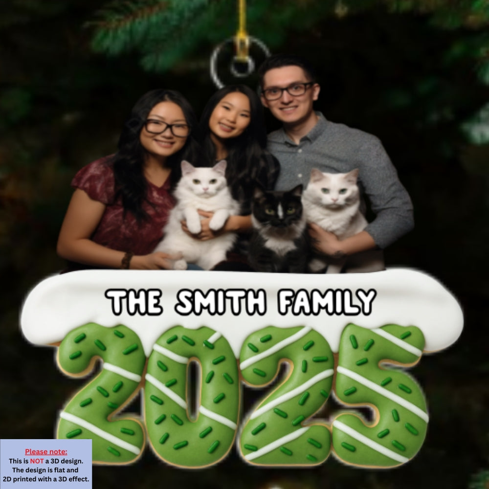 Happiness Baked At Home Photo - Personalized Custom Acrylic Ornament