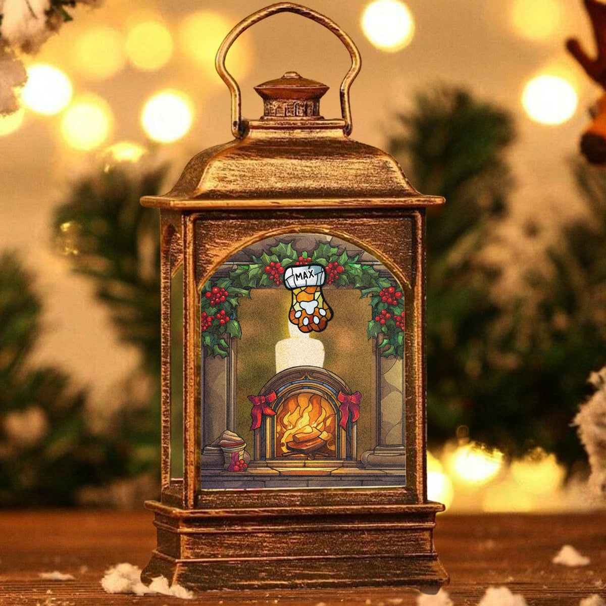 Warm Season - Personalized Custom Christmas Wind Lamp