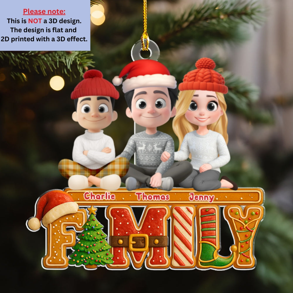 Our Christmas Story - Personalized Custom Acrylic Ornament