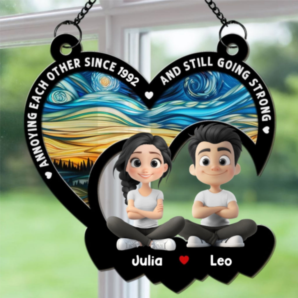 Forever With You - Personalized Custom Suncatcher