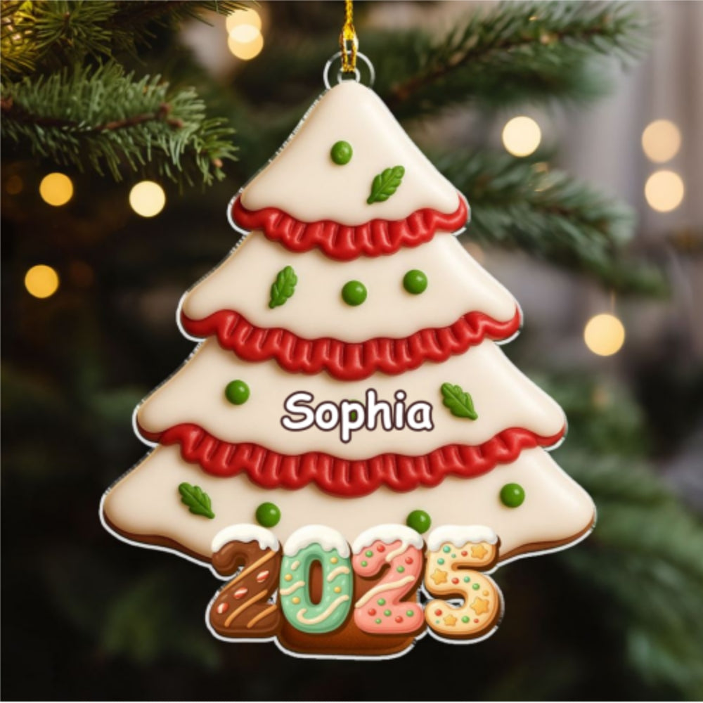 Christmas Cake Is Comming - Personalized Custom Acrylic Ornament