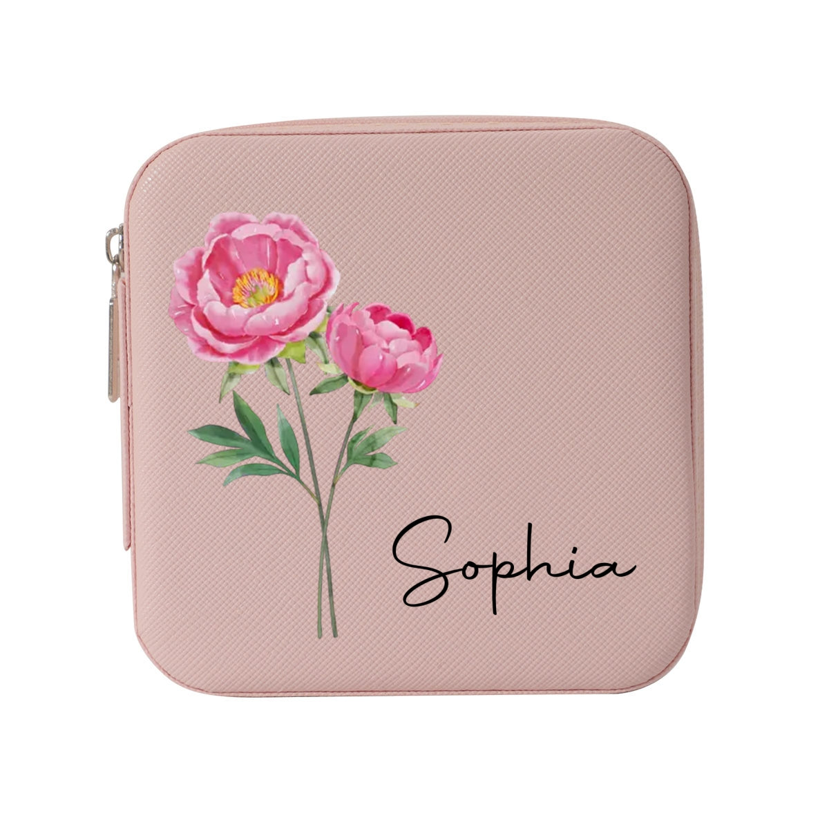 Friends Are Flowers That Never Fade - Personalized Custom Jewelry Box