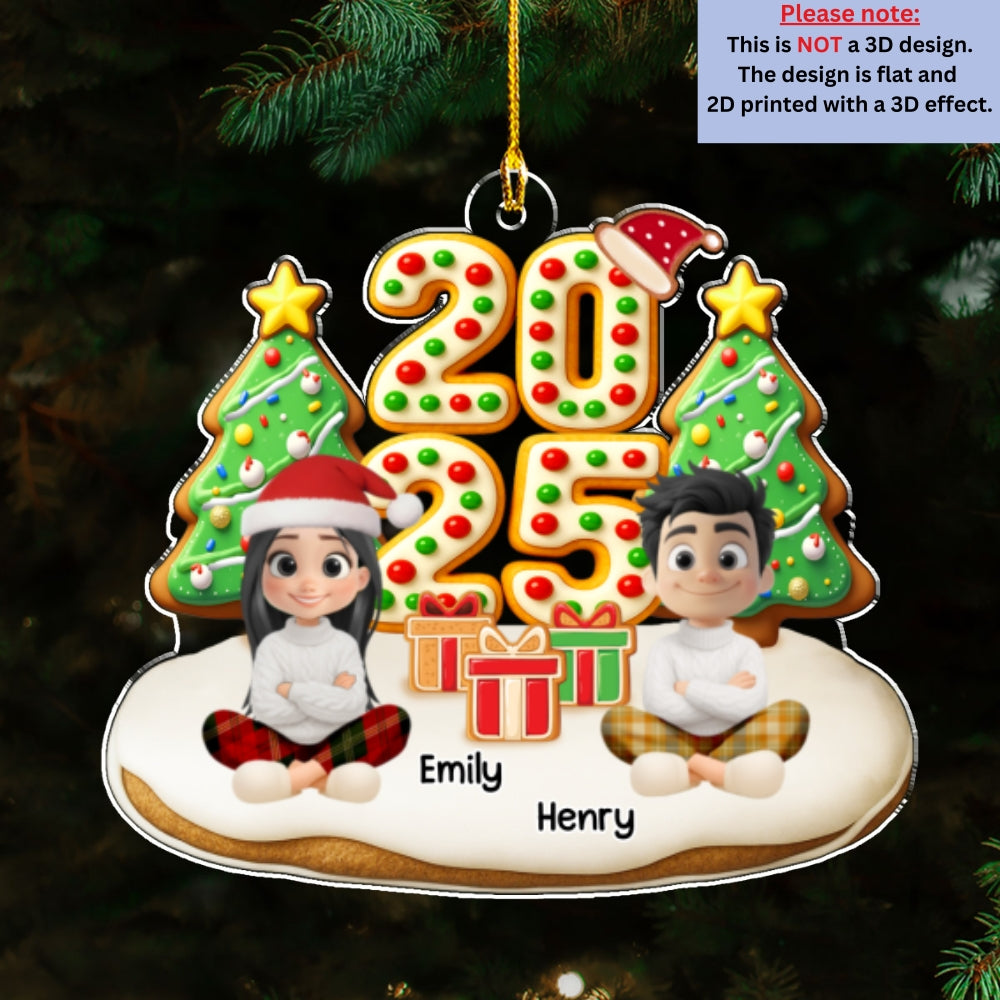 Family Holiday Memories - Personalized Custom Acrylic Ornament