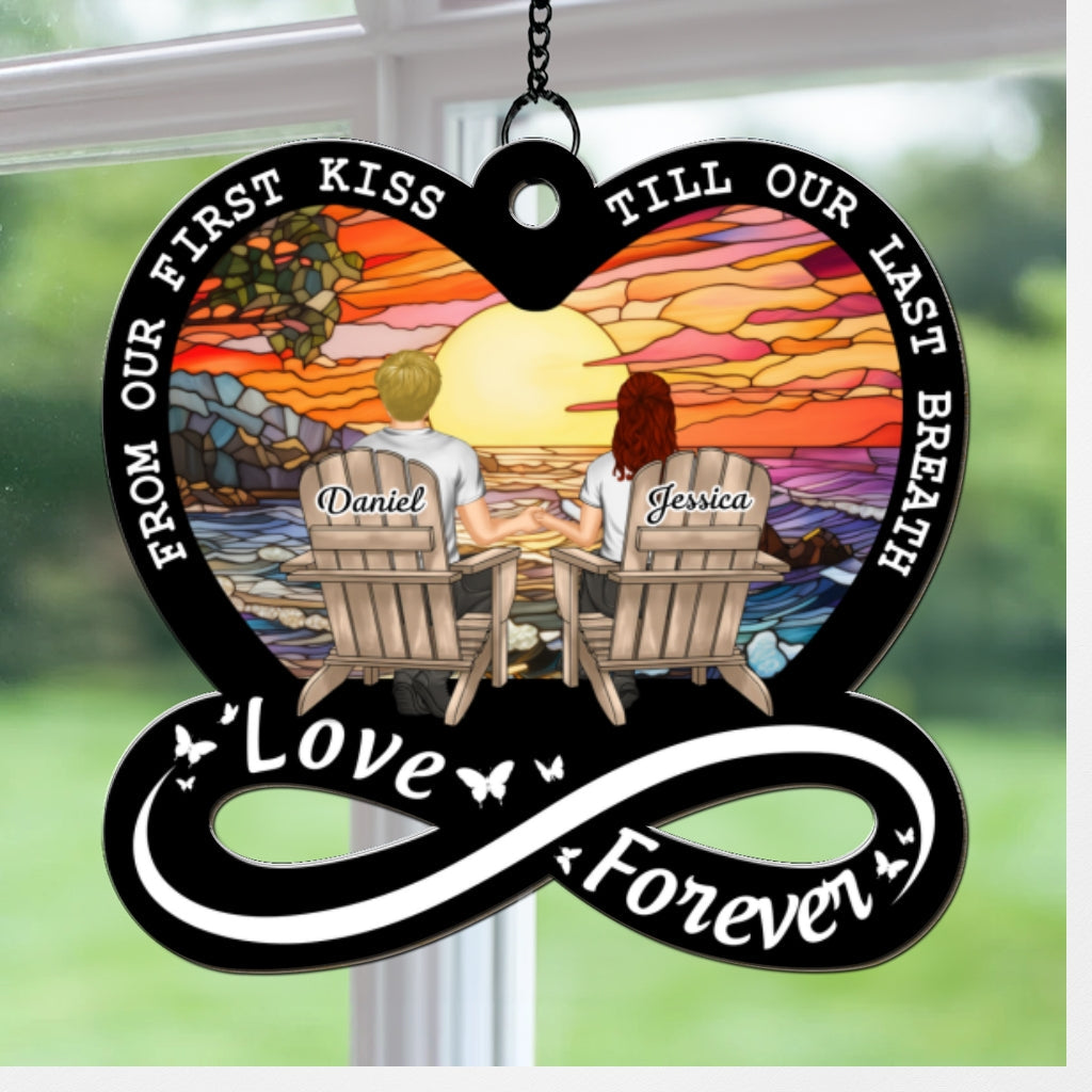 Love Forever - Personalized Custom Suncatcher
