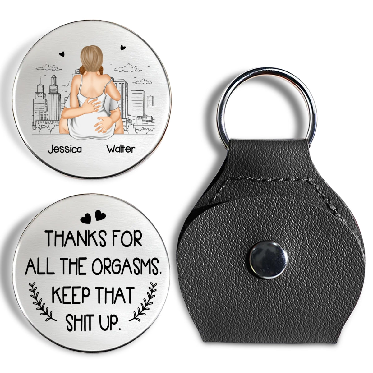 Thanks For All The Orgasms - Personalized Custom Pocket Hug