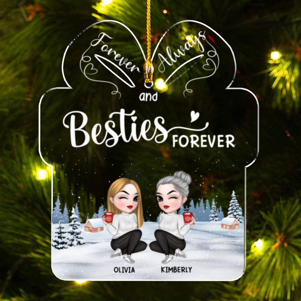 Our Friendship Is A True Blessing To Me - Personalized Custom Acrylic Ornament