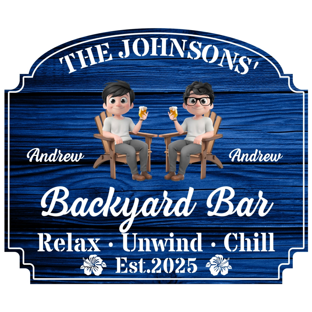 Our Poolside Paradise - Personalized Custom Wood Sign