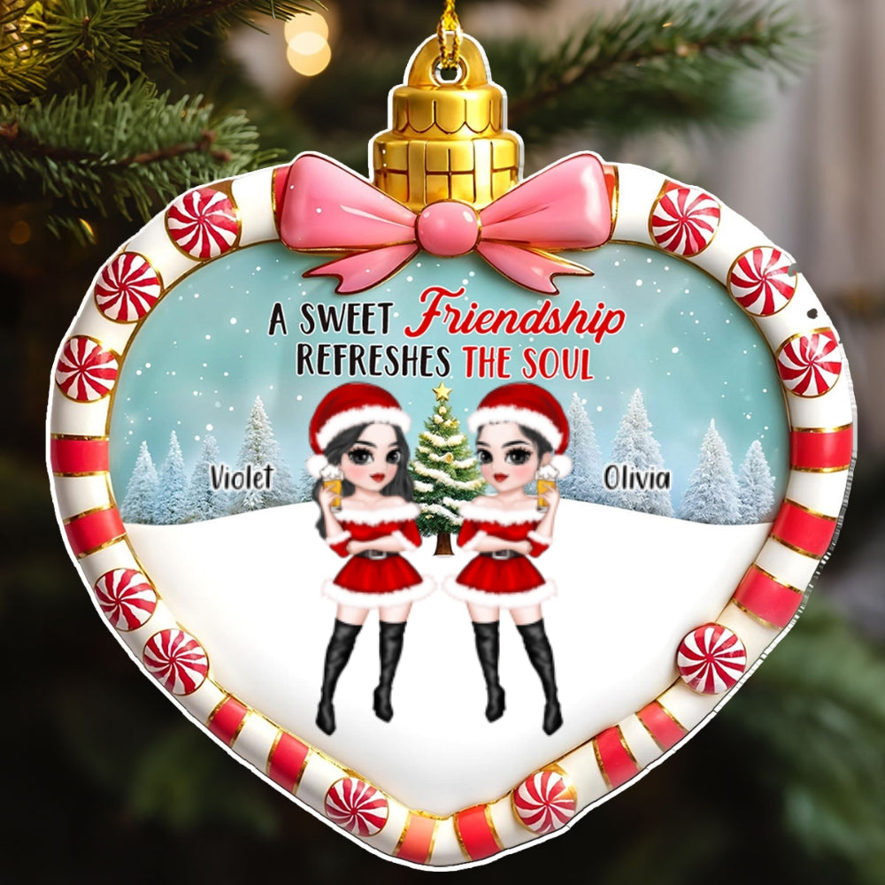 Sweet Friends - Personalized Custom Acrylic Ornament