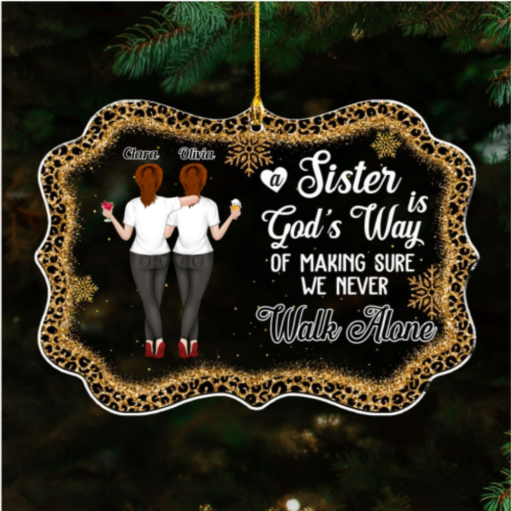 We Never Walk Alone Ver 2 - Personalized Custom Acrylic Ornament