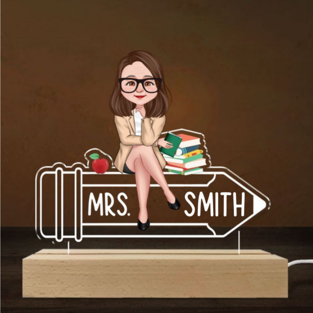 Teaching Is My Jam - Personalized Custom LED Light