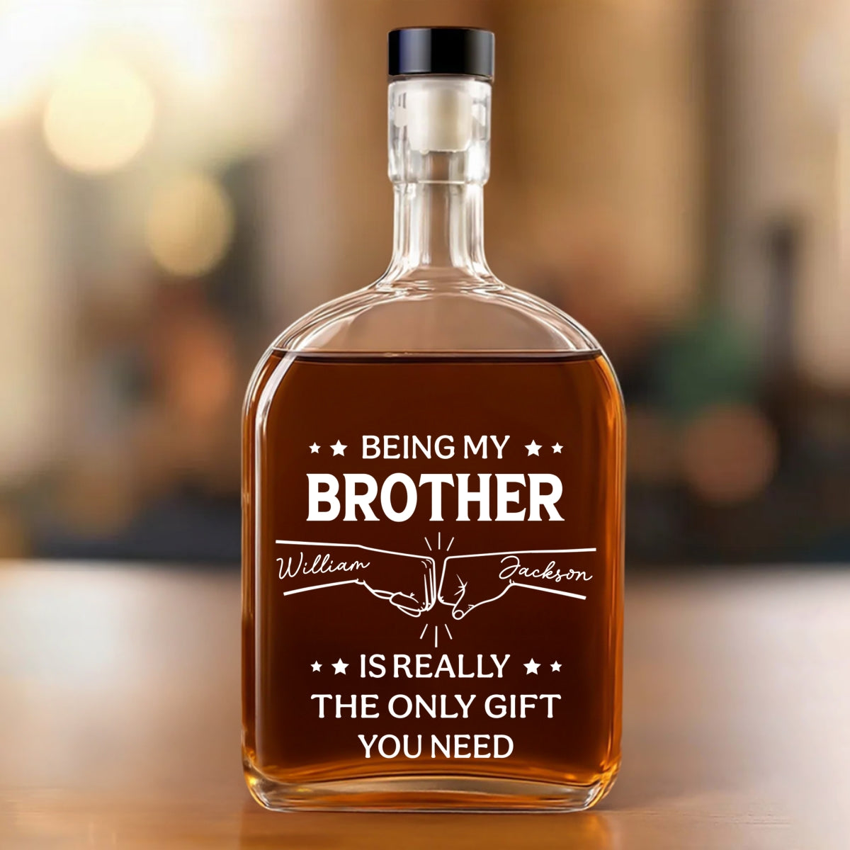 Your Best Gift - Personalized Custom Spirits Decanter