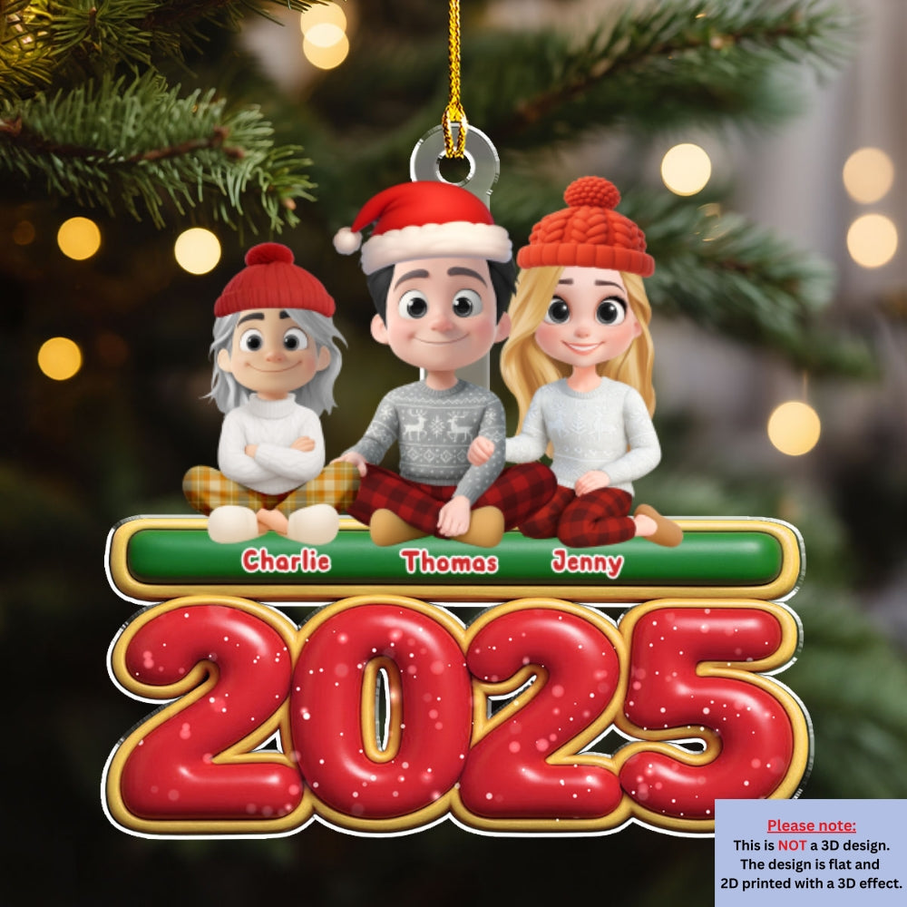 We And Our Kids - Personalized Custom Acrylic Ornament