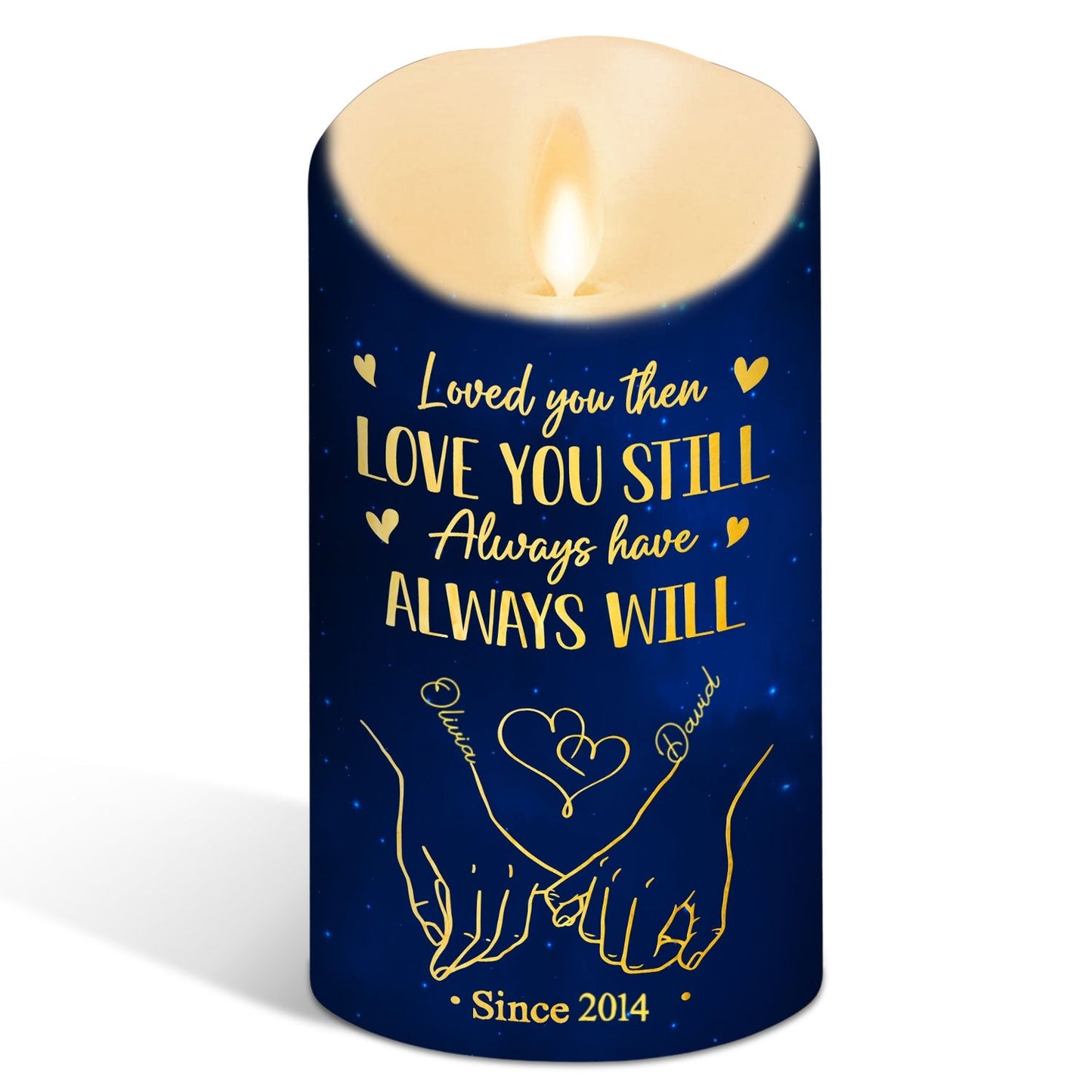 Love You Still - Personalized Custom LED Candle