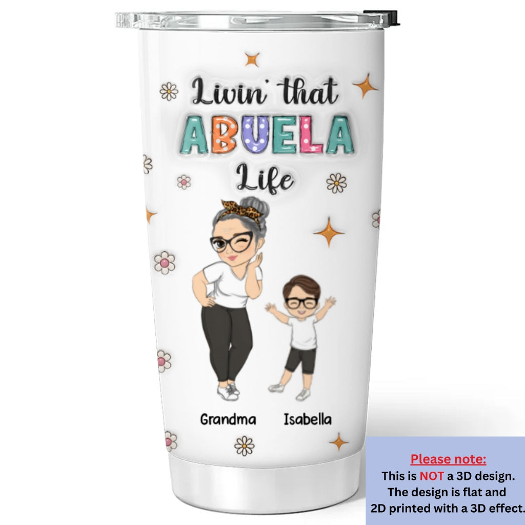 We Love You Mama - Personalized Custom 3D Inflated Effect Tumbler