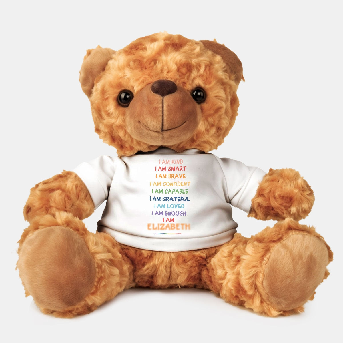I Am Kind Smart Loved - Personalized Custom Cuddle Bear