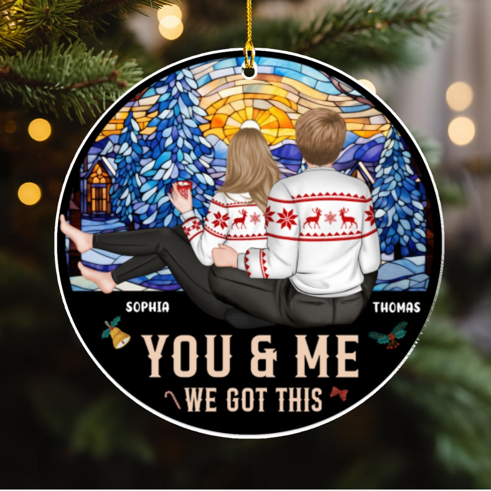 Me And You - Personalized Custom Acrylic Ornament