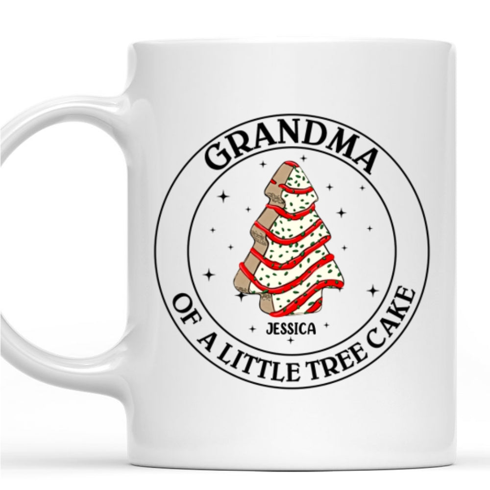 Grandma Christmas Cake - Personalized Custom Mug