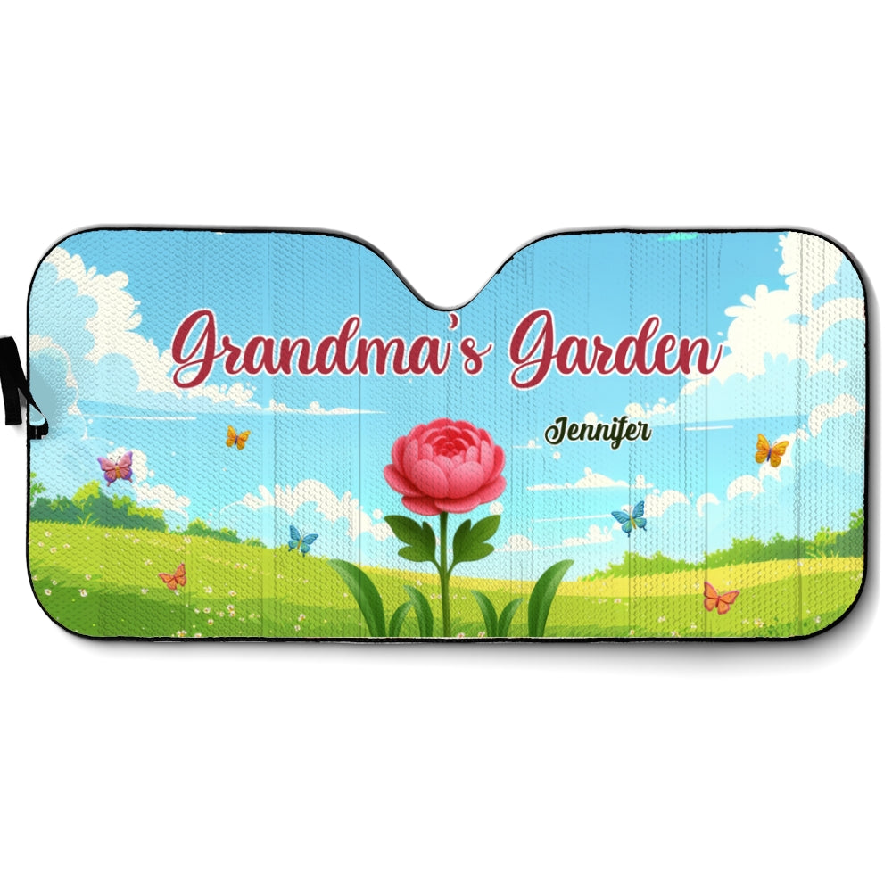Grandma Garden - Personalized Custom Car Sunshade