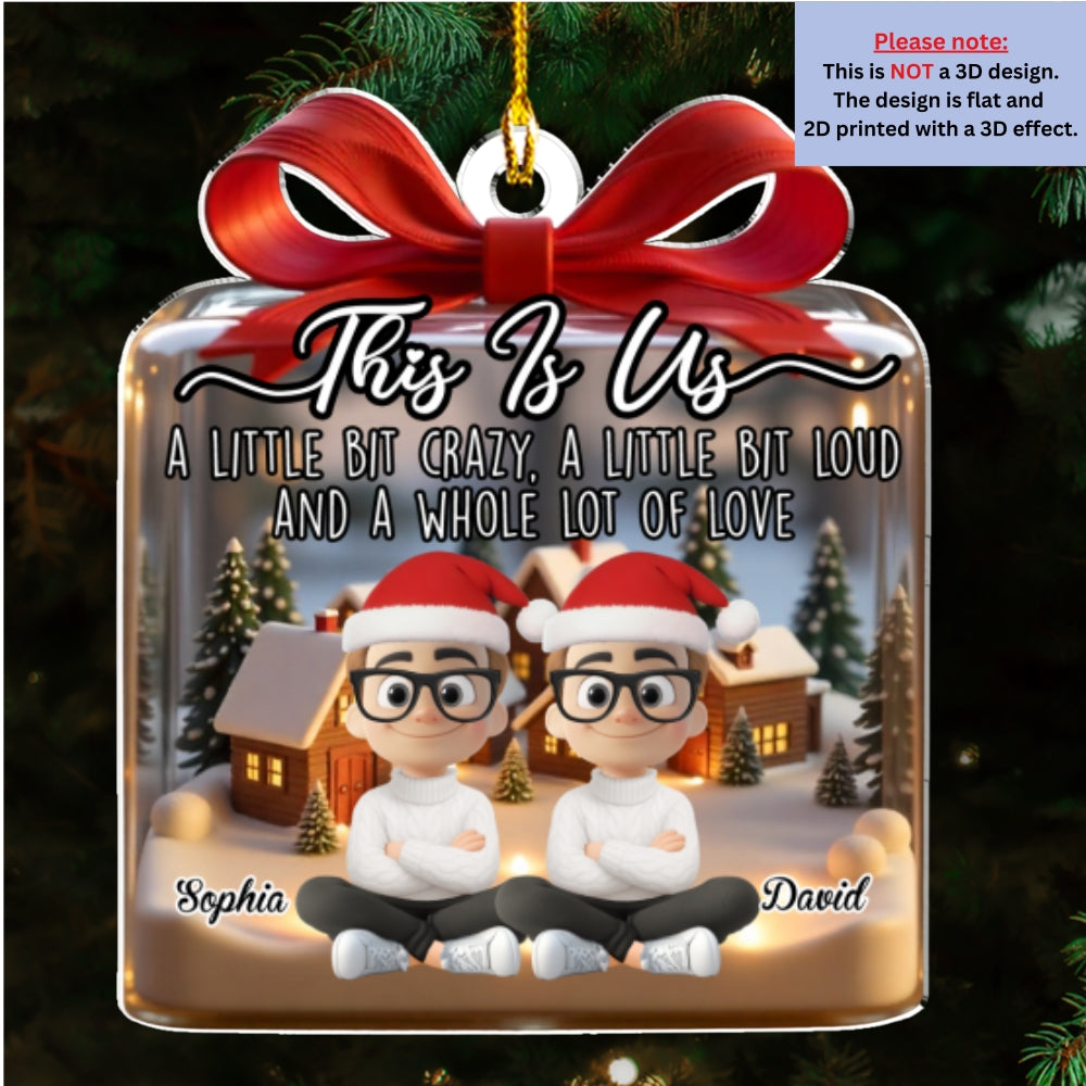 This Is Us Together - Personalized Custom Acrylic Ornament