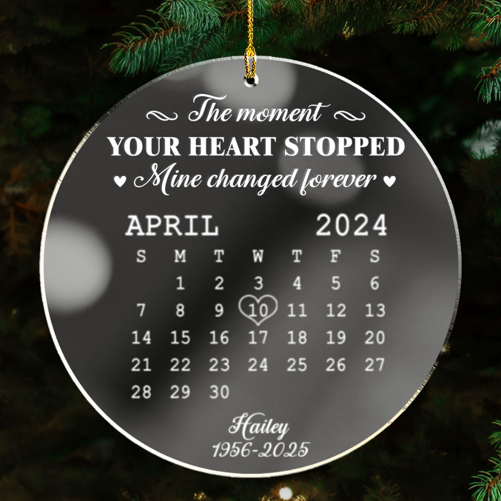 The Moment - Personalized Custom Mirrored Acrylic Ornament