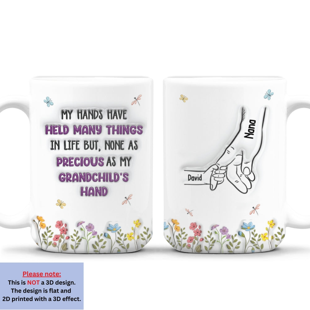 My Grandma Makes Life Brighter - Personalized Custom 3D Inflated Effect Mug
