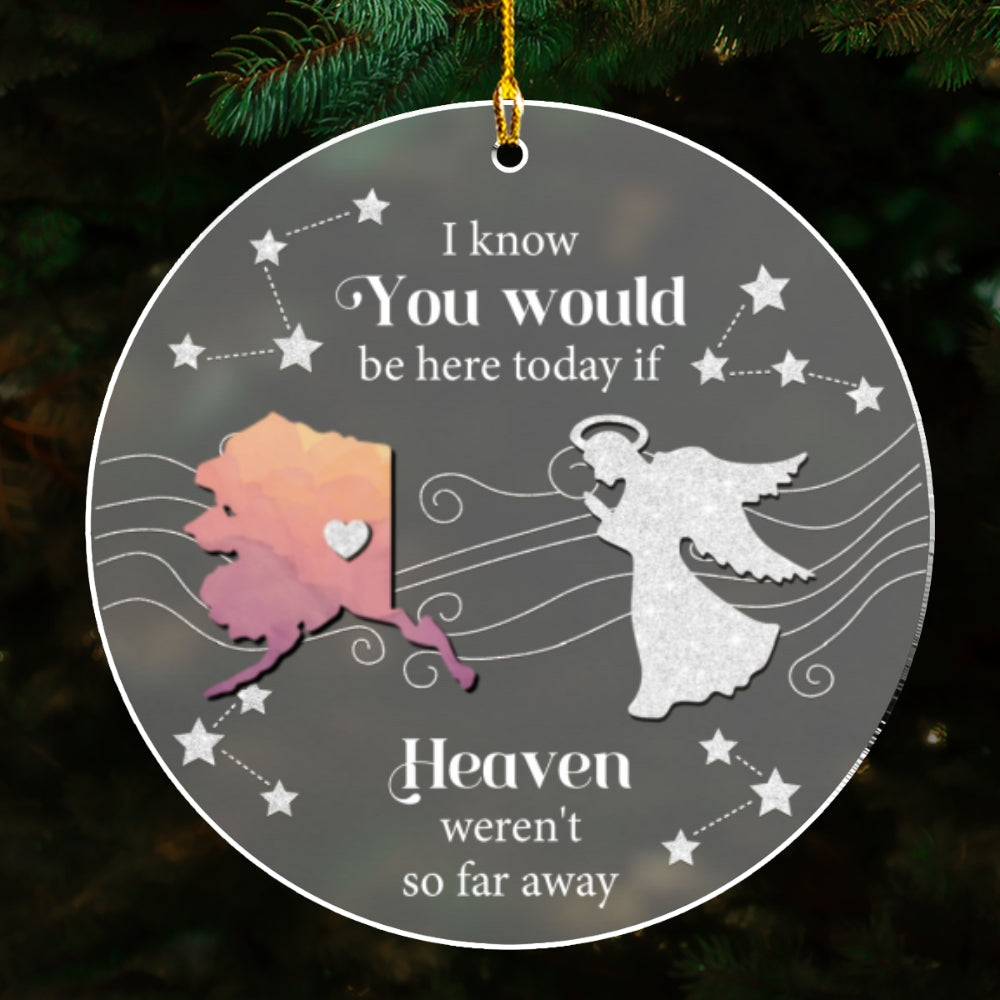 Heaven - Personalized Custom Frosted Acrylic Ornament