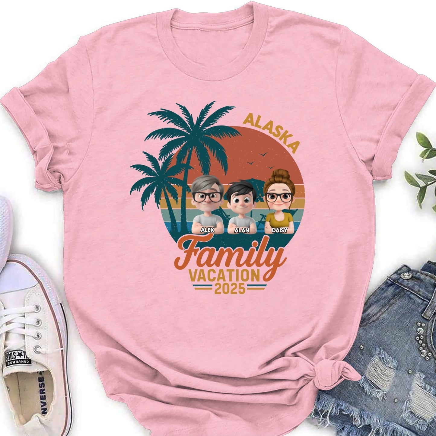 Family Vacation - Personalized Custom Shirt