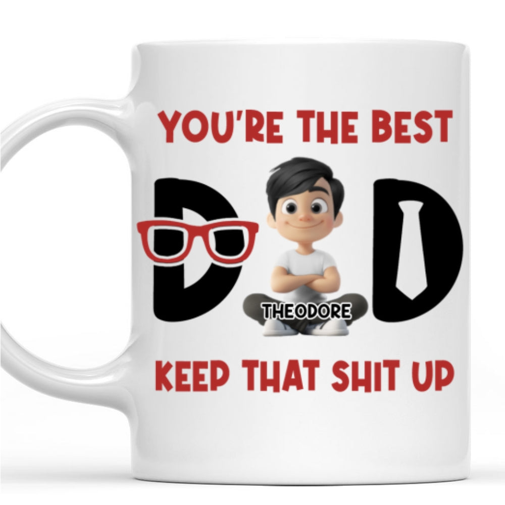 Best Dad - Personalized Custom Coffee Mug