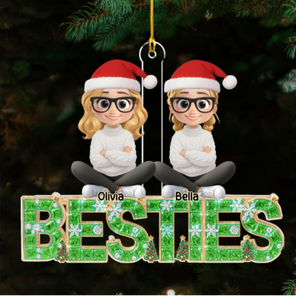 Sisters Forever 2025 - Personalized Custom Acrylic Ornament