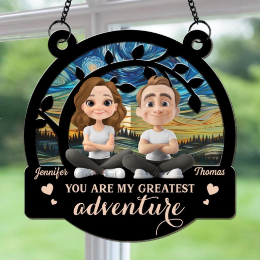 My Greatest Adventure - Personalized Custom Suncatcher