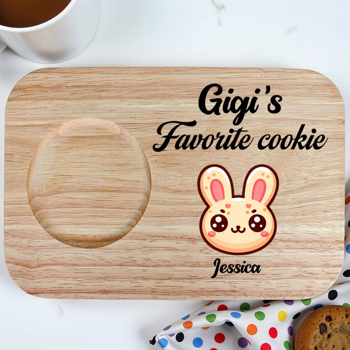 Grandma Favorite Cookies - Personalized Custom Wooden Treat Board