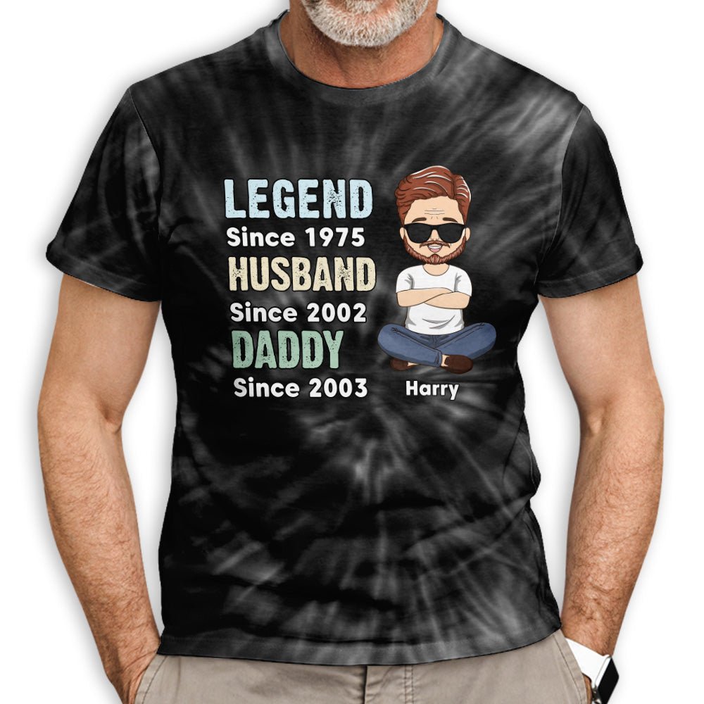 Legend Daddy - Personalized Custom All-over-print T-shirt