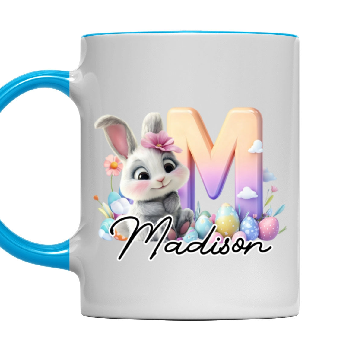 Lovely Bunny Kid - Personalized Custom Accent Mug